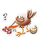 Gif animé joyeuses Pâques lapin